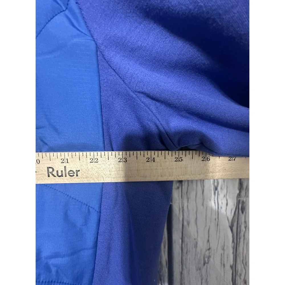 RLX Ralph Lauren Hybrid Golf Jacket Men's XL Blue Quilted Hooded Performance New